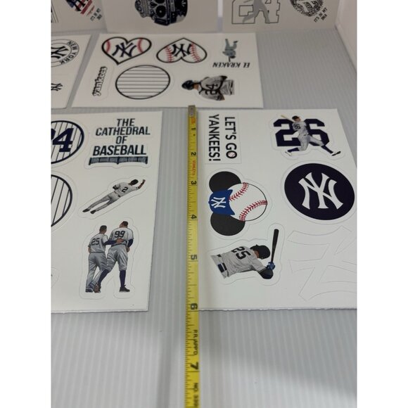MLB New York Yankees Baseball Stickers 9 Sheets Aaron Judge #99 Fan Decals Pack! - Picture 5 of 8
